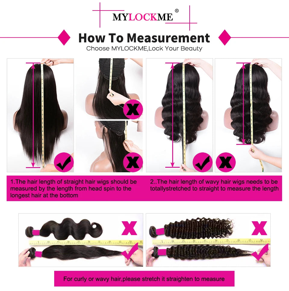 Deep Wave Frontal Wigs For Women Curly Human Hair Brazilian 13x4 13x6 Wet And Wavy Water Wave Lace Wig MYLOCKME