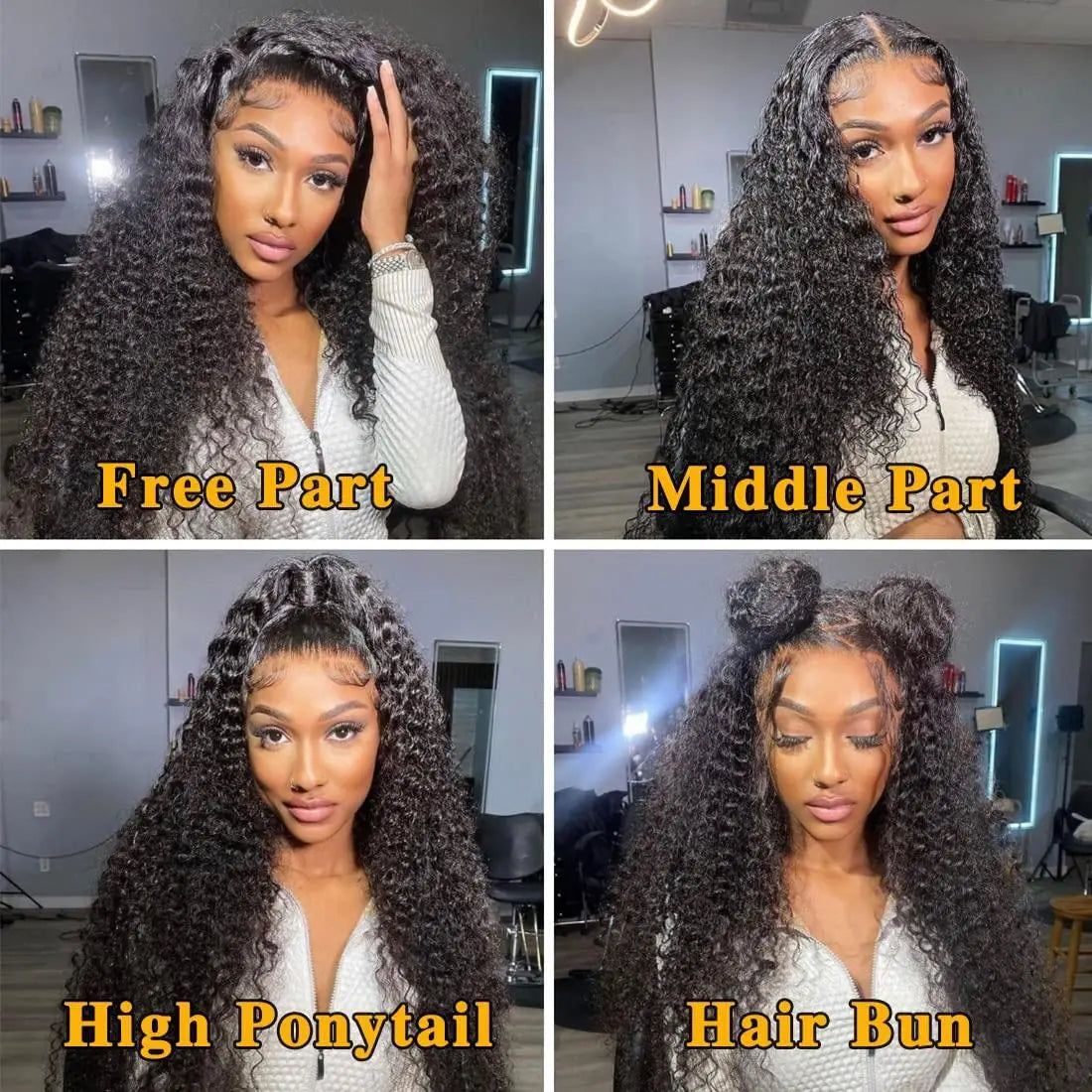 Deep Wave Frontal Wigs For Women Curly Human Hair Brazilian 13x4 13x6 Wet And Wavy Water Wave Lace Wig MYLOCKME