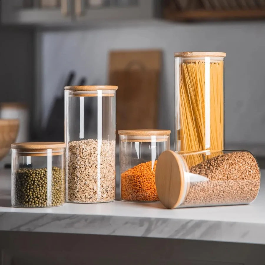 Bamboo Lids For Glass Cups Replacement Bamboo Canning Lids for Regular Mouth 16OZ 20OZ 24OZ Glass Cups 6 PCS Suitable for cups